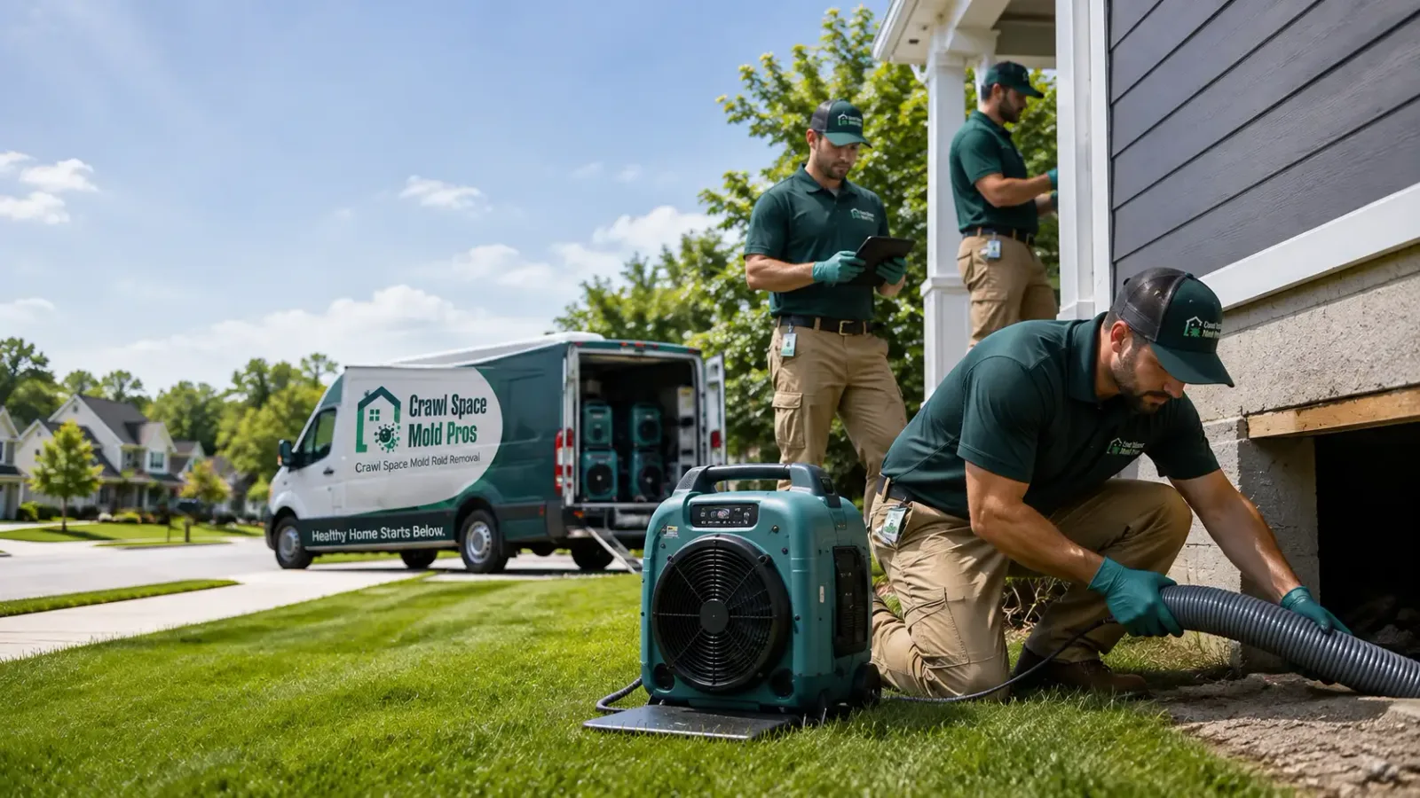 Crawl Space Mold Removal in Delmar, MD
